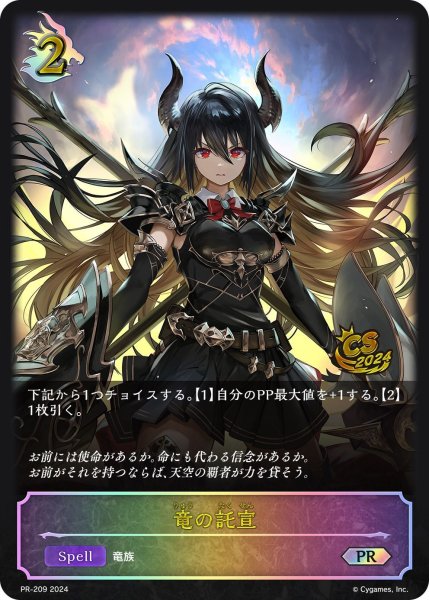 画像1: 竜の託宣PR/【ドラゴン】《PR-209》 (1)