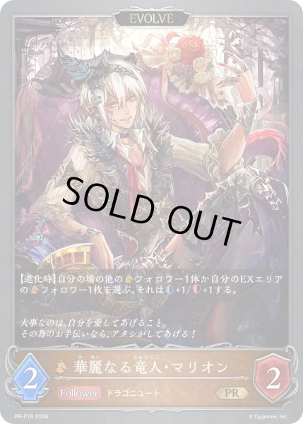 画像1: 華麗なる竜人・マリオン(EVOLVE)PR/【ドラゴン】《PR-218》 (1)