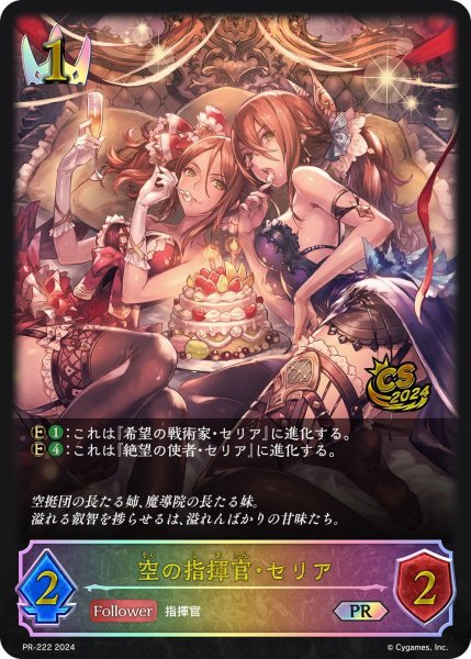 画像1: 【状態B】空の指揮官・セリアPR/【ロイヤル】《PR-222》 (1)