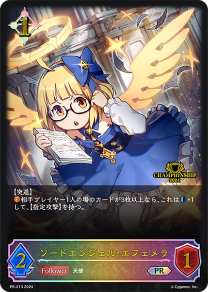 画像1: ソードエンジェル・エフェメラPR/【ニュートラル】《PR-213》未開封、封筒付 (1)