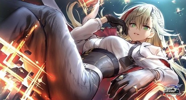 画像1: プレイマット「宿命の弾丸 応援イラスト(ナハト)(GCS群馬)」 (1)