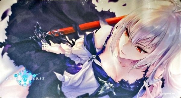 画像1: プレイマット「極天竜鳴応援イラストVer.(ジャンヌ)」 (1)