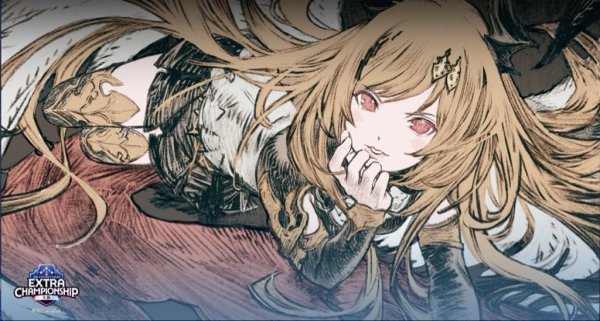 画像1: プレイマット 『勇壮の熾天使・オリヴィエEXTRA CHAMPION SHIP(大阪)』 (1)