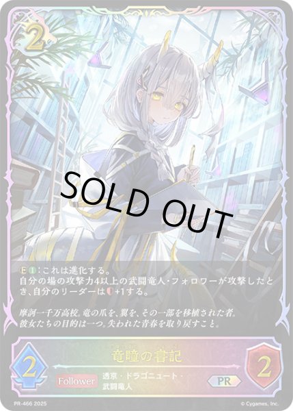 画像1: 竜瞳の書記PR/【ドラゴン】《PR-466》 (1)