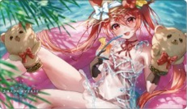 画像1: プレイマット 『ミスタルシアの英雄 応援イラストVer.(冥境の咆犬・ケルベロス)』 (1)