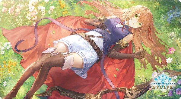 画像1: プレイマット『深緑の弓使い・アリサ』 (1)