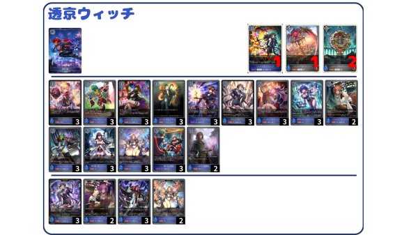 画像1: 【デッキ販売】透京ウィッチ (1)