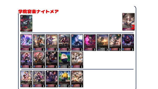 画像1: 【デッキ販売】学院宴楽ナイトメア (1)