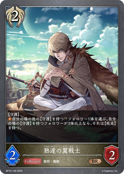 画像1: 熟達の翼戦士BR/【ビショップ】《BP15-109》 (1)