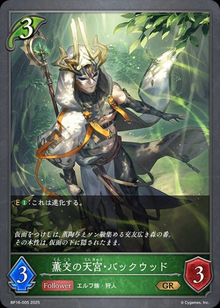 画像1: 薫交の天宮・バックウッドGR/【エルフ】《BP16-005》 (1)