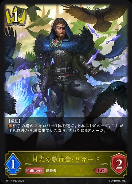 画像1: 月光の執行者・リオードLG/【ロイヤル】《BP17-022》 (1)