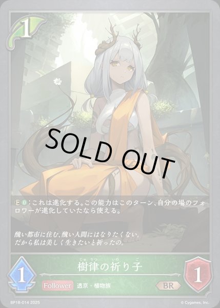 画像1: 樹律の祷り子BR/【エルフ】《BP18-014》 (1)