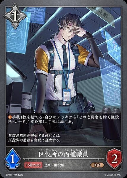 画像1: 区役所の丙種職員P/【ニュートラル】《BP18-P49》 (1)