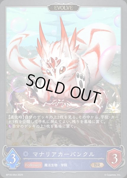 画像1: マナリアカーバンクル[EVOLVE]BR/【ウィッチ】《BP18-054》 (1)