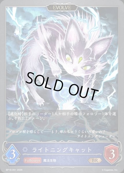 画像1: ライトニングキャット[EVOLVE]BR/【ウィッチ】《BP19-051》 (1)