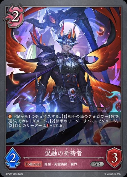 画像1: 混融の祈祷者SR/【ナイトメア】《BP20-085》 (1)