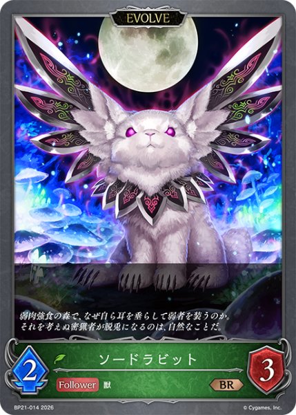 画像1: ソードラビット[EVOLVE]BR/【エルフ】《BP21-014》 (1)