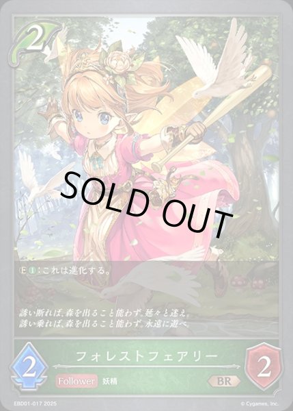 画像1: フォレストフェアリーBR/【エルフ】《EBD01-017》 (1)