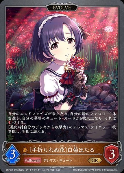 画像1: 〔手折られぬ花〕白菊ほたる [EVOLVE]GR/【ドラゴン】《ECP02-045》 (1)