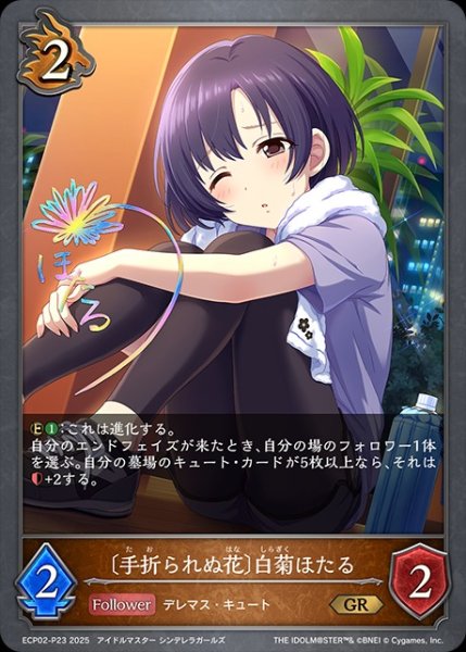 画像1: 〔手折られぬ花〕白菊ほたるP/【ドラゴン】《ECP02-P23》 (1)