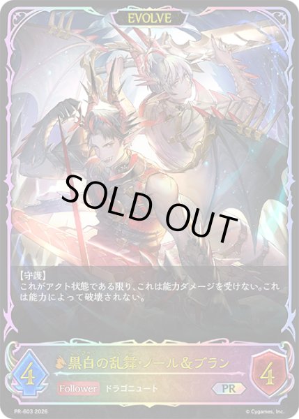 画像1: 黒白の乱舞・ノール＆ブラン[EVOLVE]PR/【ドラゴン】《PR-603》 (1)