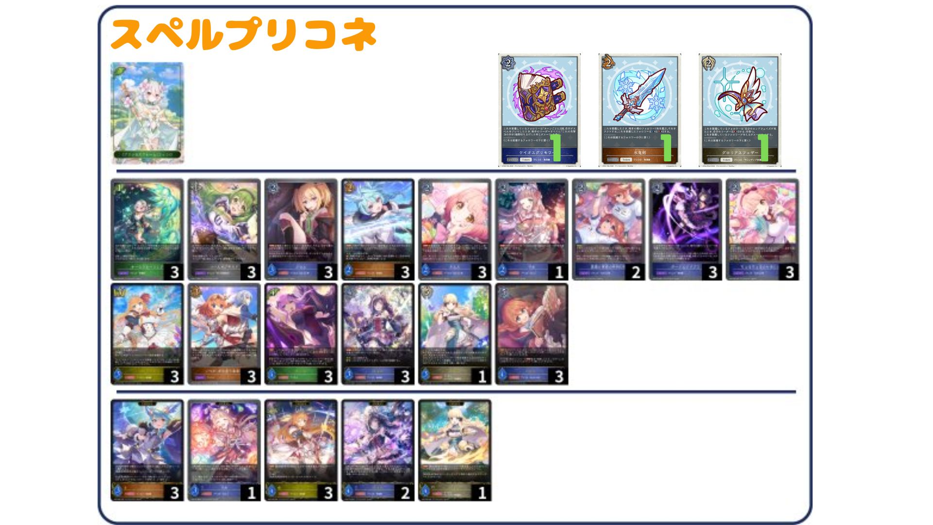 デッキ販売】スペルプリコネ 販売ページ｜シャドバ通販｜高価買取も